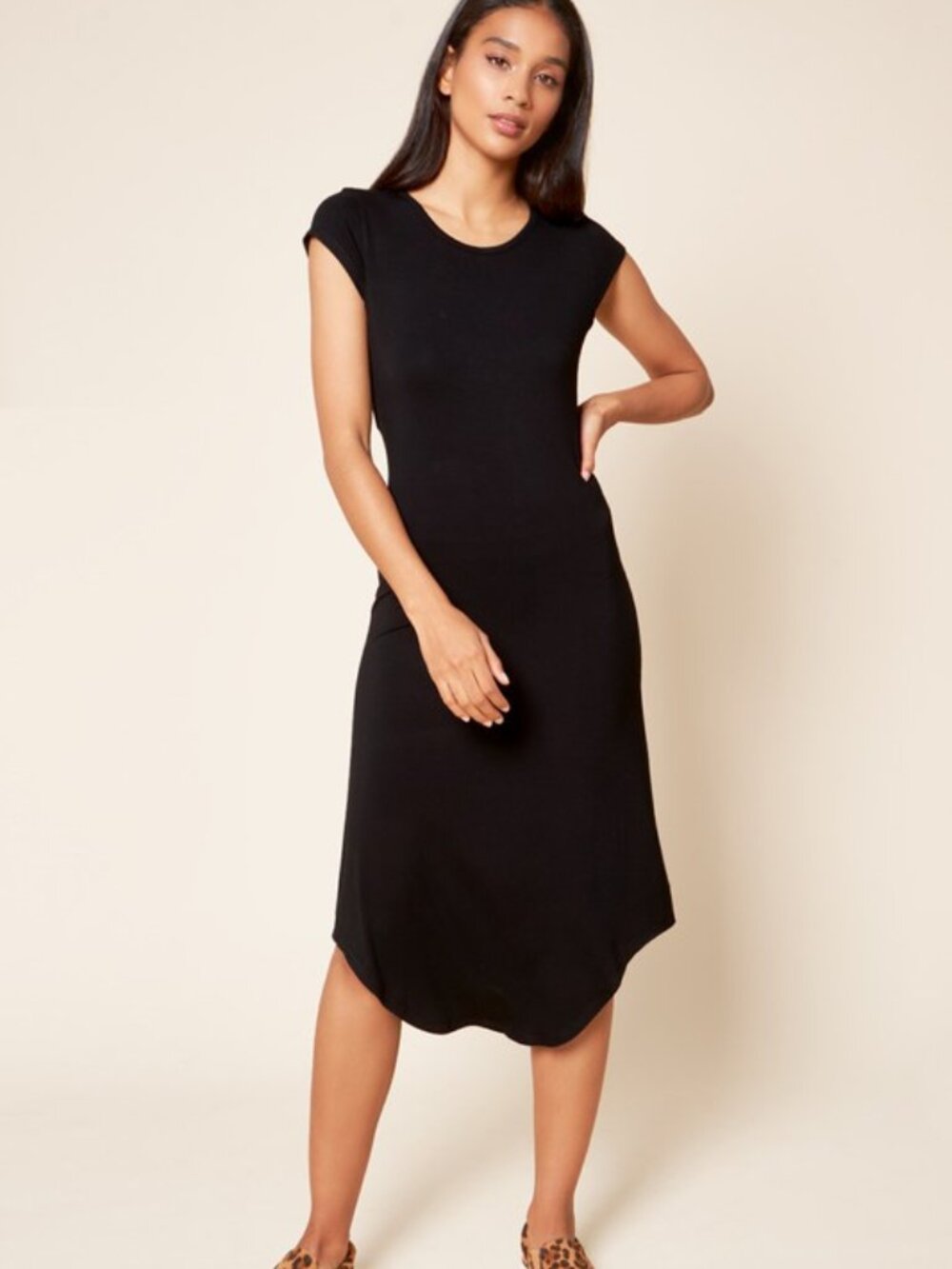 Sugarlip black jerkey knit dress